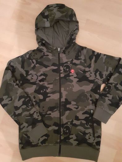 Next Full Zip Camo Hoody Age 9 yrs