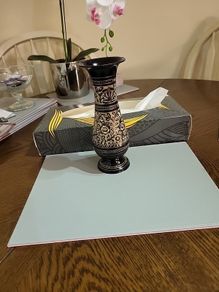 Metal vase