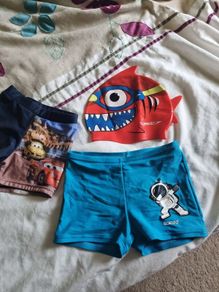 Speedo Placement Aquashorts, Speedo shark cap