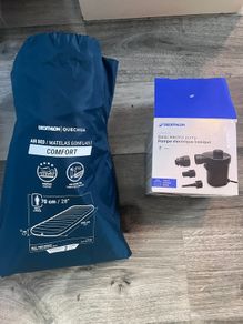Single Camping Mattress + Electric Pump