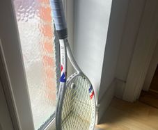 Half price tennis racquet