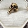 9 ct gold vintage ornate tiger eye fob Image 3