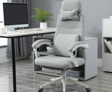 High Back Office Chair Reclining With Footrest