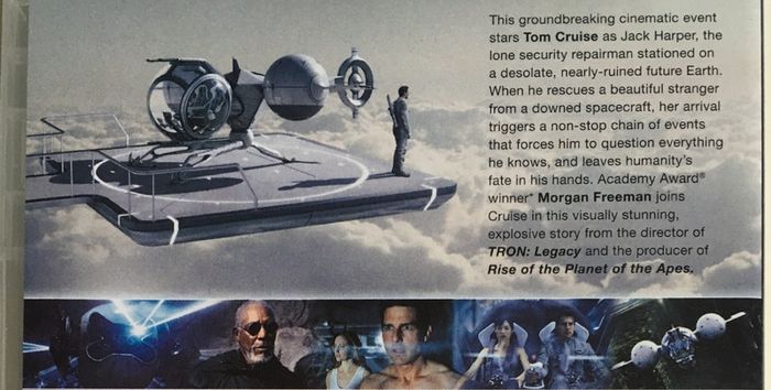 Oblivion [2013] Tom Cruise, Morgan Freeman, Olga Kurylenko, Andrea Riseborough, Nikolaj Coster-Waldau & Melissa Leo [Movie DVD]
