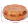 Hammered Aluminium Coffee Table Brass/Copper Colour Image 4