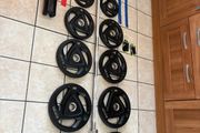 Top Of The Range Olympic Full Weights / Bar Set!!