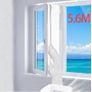 BRAND NEW Window AirLock Plate for Mobile Air Conditioner Accessories Waterproof Soft Baffle Window Air Vent Air Outlet Pipe Seal Window Image 2