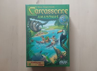 Carcassonne Amazonas Family Board Game Z-Man Games 2016 NEW SEALED
