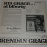 Brendan Grace His Grace At Liberty 1974 Irish Pressing Lp Image 2