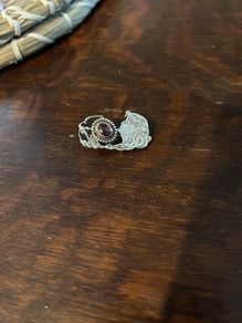 silver brooch