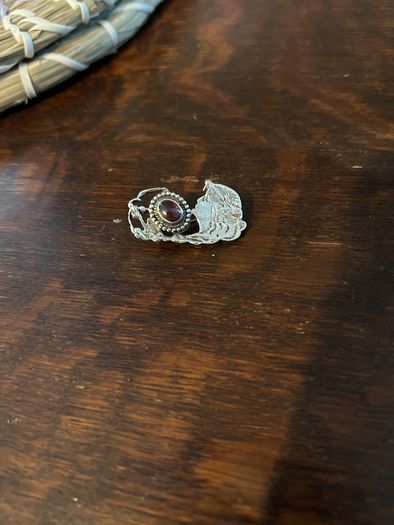 silver brooch