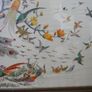Antique Early 20c Chinese Silk Embroidery Birds Panel Framed - 23"x14" Image 8