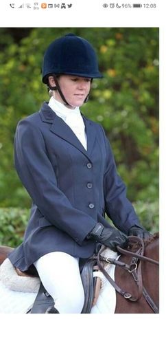 ladies black cotswold show jacket by shires