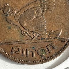 1942 'chickless' Irish Penny - RARE
