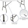 large white fold out table Image 5