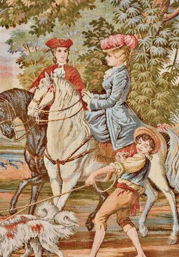 Large and beautiful antique tapestry
