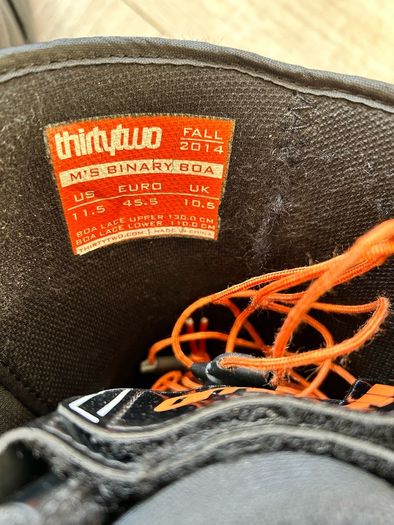 Snowboard boot Thirtytwo Dual BOA System (UK 10.5)