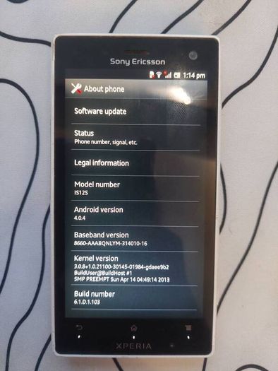 Sony Ericsson Sony Xperia Acro S Phone