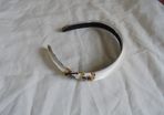 Padded White Hair Band for Sale