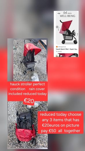 double  and single stroller