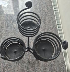 Candle Holder, Wrought Iron