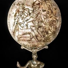 Ultra rare ancient Etrusk bronze mirror