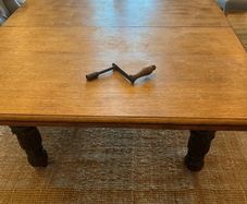 1850s Oak Table 9ft x 4ft Oak Table