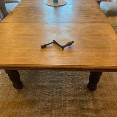 1850s Oak Table 9ft x 4ft Oak Table