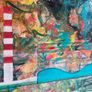 Large Original Art Poolbeg Chimneys Dublin Art Original Painting Irish Art Irish Artist contemporize Image 2
