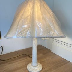 Vintage Table Lamp - Alabaster