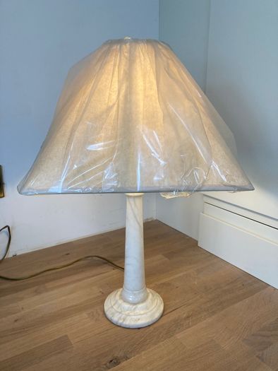 Vintage Table Lamp - Alabaster