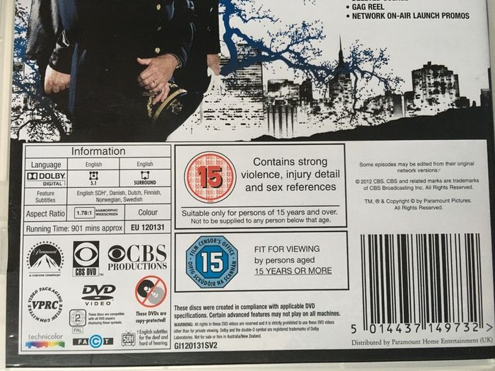 Blue Bloods - Season 01 (2010-2011) [DVD TV Boxsets]