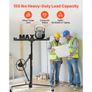 3353mm Drywall Lift, Heavy-Duty 68 kg Sheetrock Hoist with Adjustable Telescoping Arm, Lockable Wheels, Drywall Lifter Panel Jack Hoist Image 5
