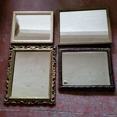 Antique collection of mirrors