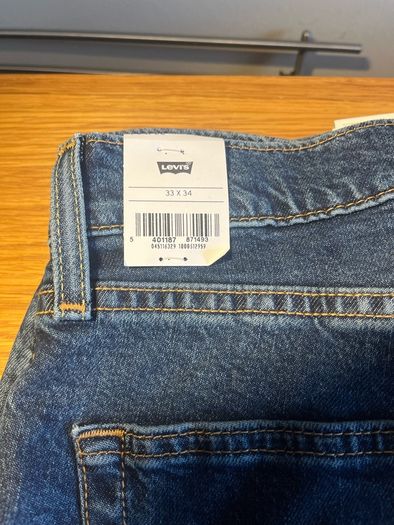 LEVIS 511 W33 L34 slim men's denim jeans