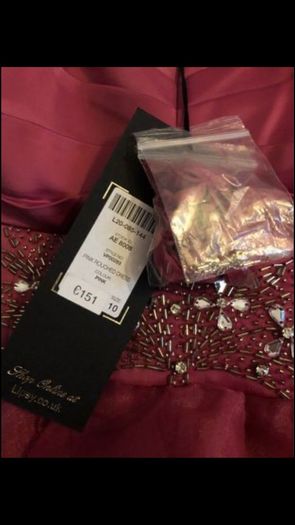 Pink LIPSY dress NEVER Use ,size 10