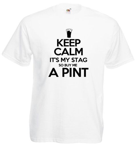 keep calm its my stag t-shirt tee top shirt stag party t-shirt