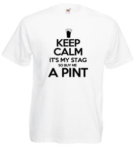 keep calm its my stag t-shirt tee top shirt stag party t-shirt