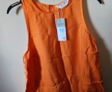 Womens Orange Tops BNWT x2