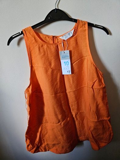 Womens Orange Tops BNWT x2