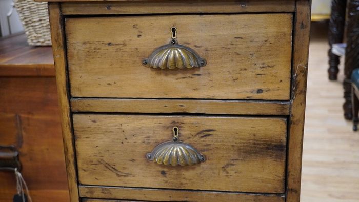 Antique Oak Mini Tallboy