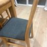 Solid Oak Kitchen Table (extendable), 4 Dining Chairs and Bench Seat Image 7