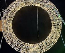 Christmas wreath, new in box.