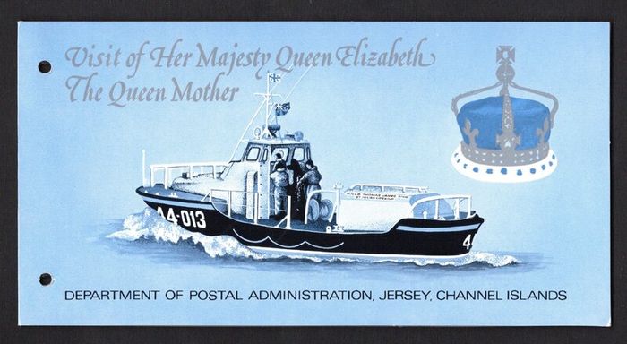 1975 Jersey Royal Visit Commemorative Stamps Presentation Pack