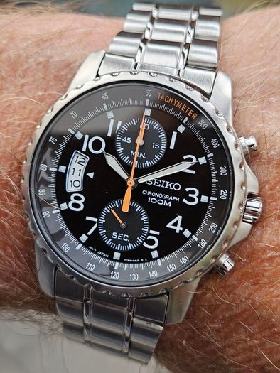 Watch Seiko Chronograph.