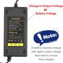 54.6V 2Amp Battery Charger for Electric Bike, 48V Lithium Battery Charger For Electric Scooter, Ebike, Mobility Scooter, XLR 3 Pin Connector IRISH  PLUG Image 3