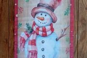 Christmas Hanging Flag
