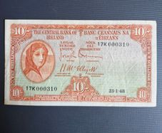 1948 10 Shillings Note