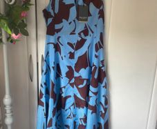 dress Bnwt Marc o polo brown & blue dress size (36) 8 dress