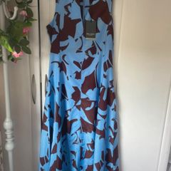 dress Bnwt Marc o polo brown & blue dress size (36) 8 dress